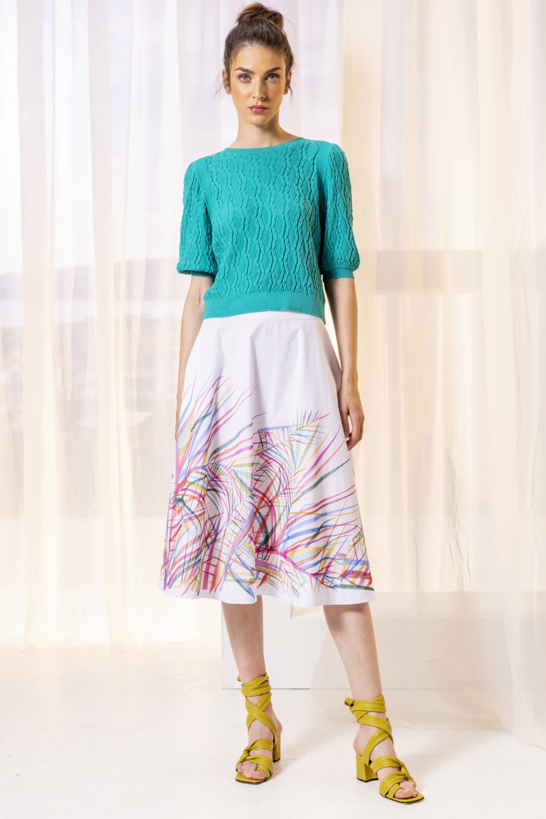 Skirt with Embroidery