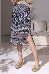 Jacquard Skirt, Boho Pattern