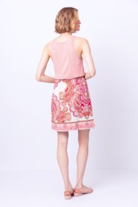 Jacquard Skirt, Paisley Pattern