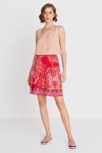 Jacquard Skirt, Paisley Pattern