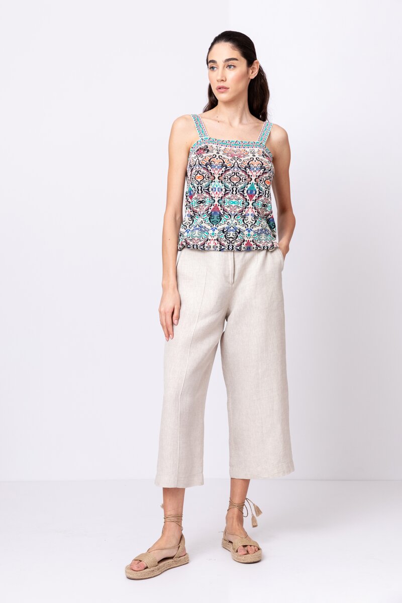 Knitted Camisole, Boho Pattern