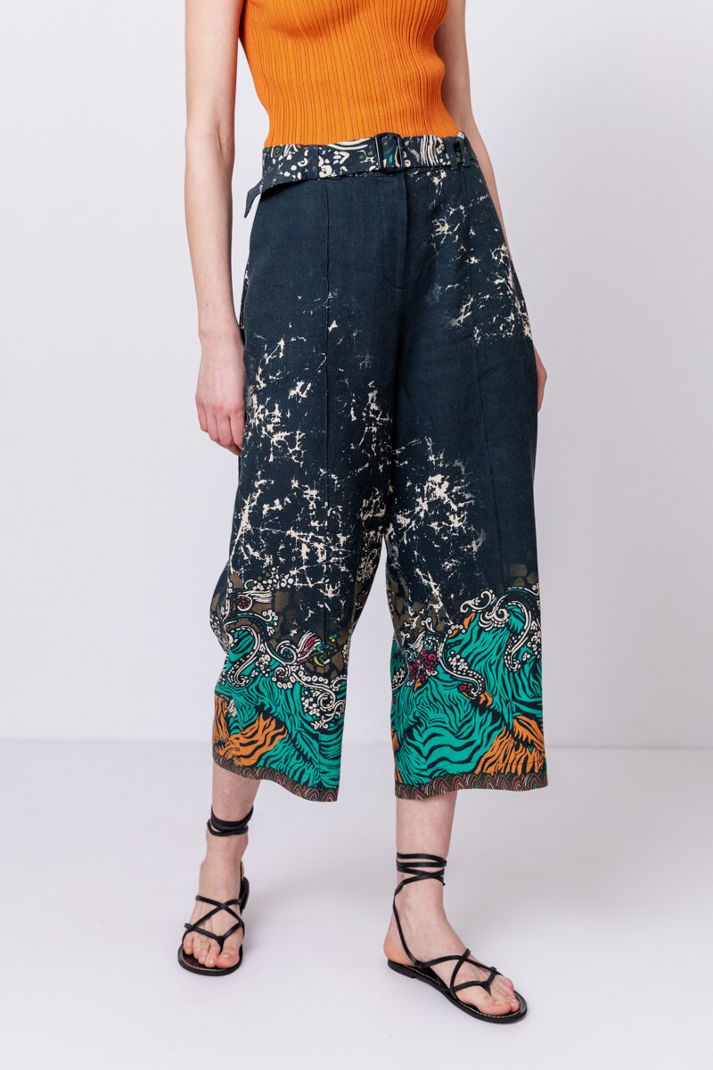 Printed Pants, Animal Pattern