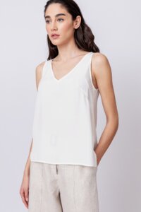 Solid Blouse, sleeveless