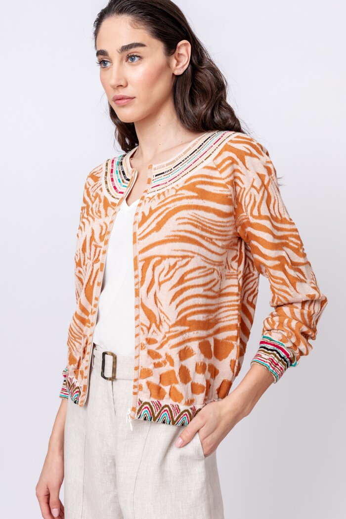 Bomber Jacket, Animal Pattern