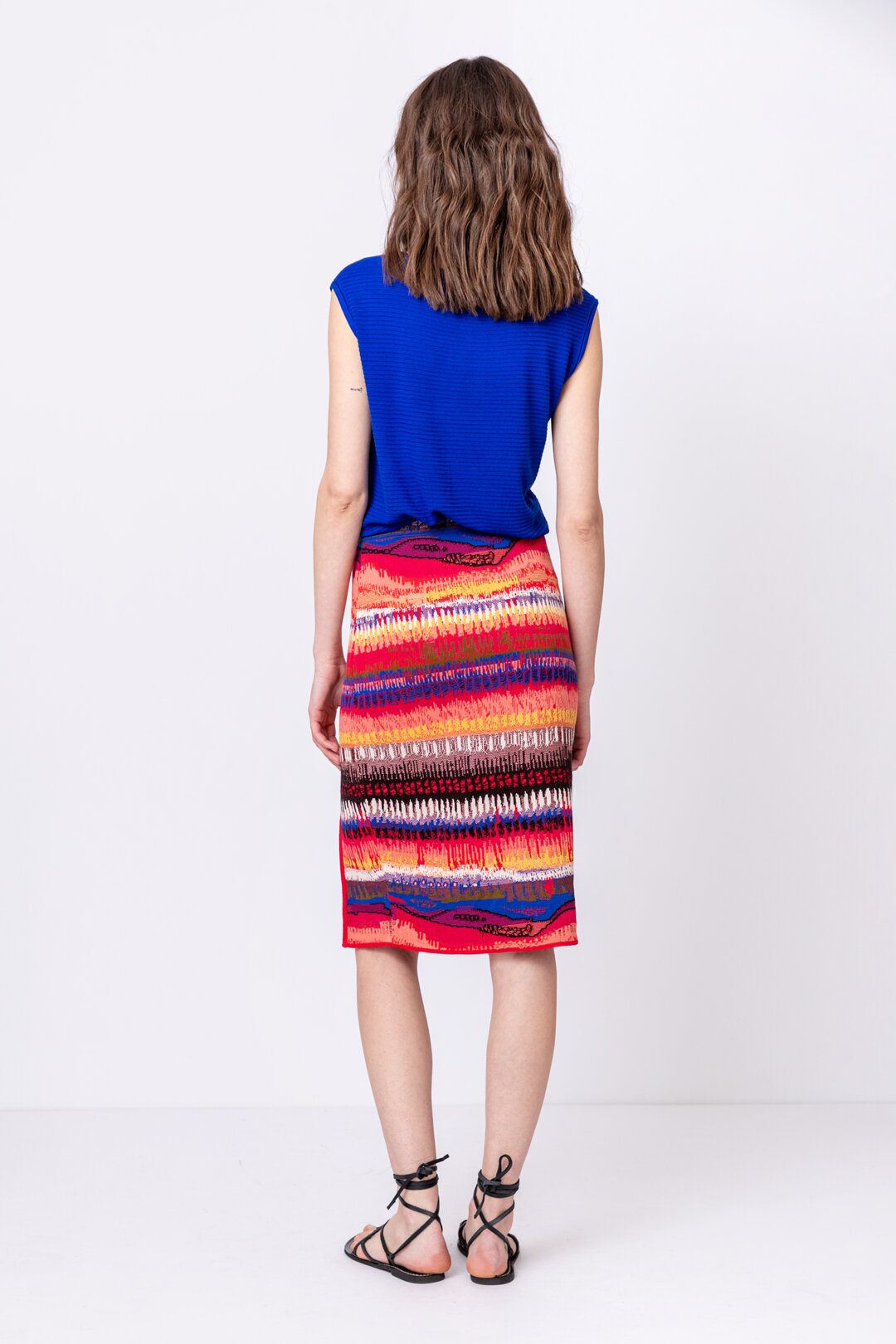 Brocade Skirt, Sunset Pattern