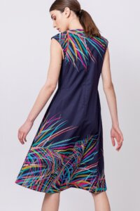 Sleeveless Dress with Embroidery