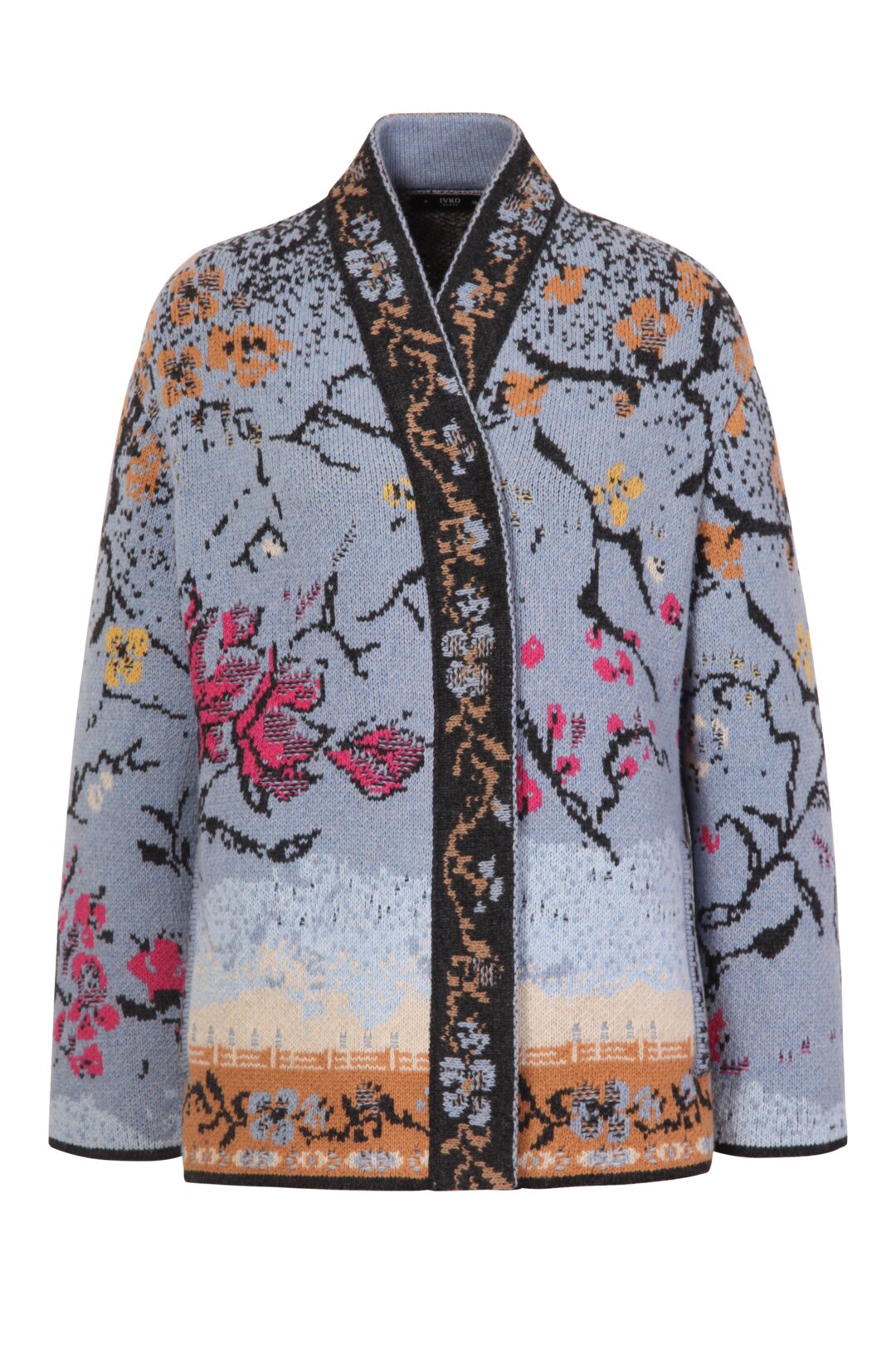Jacquard Jacket, Cherry Blossom Pattern