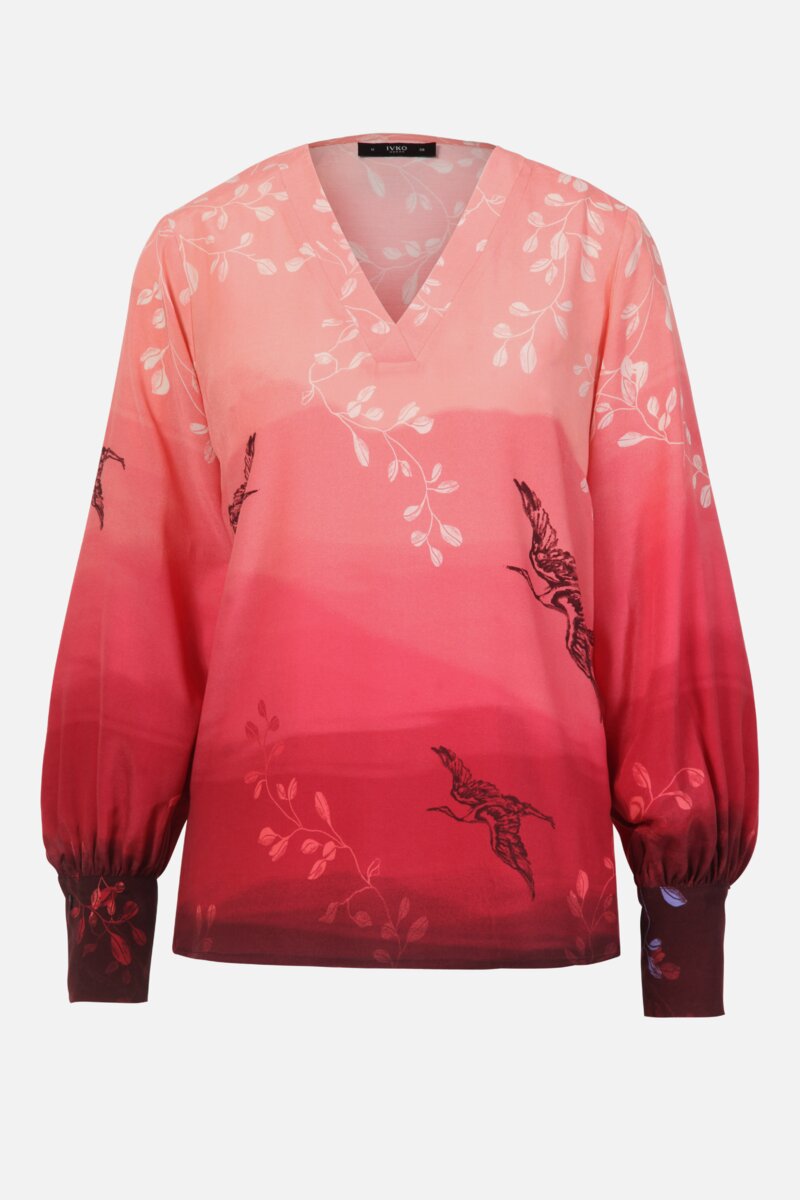 Bluza, Indigo štampa