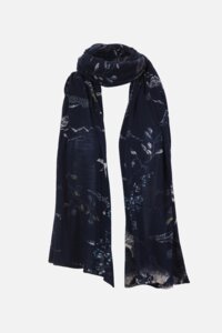 Scarf with Cherry Blossom Print