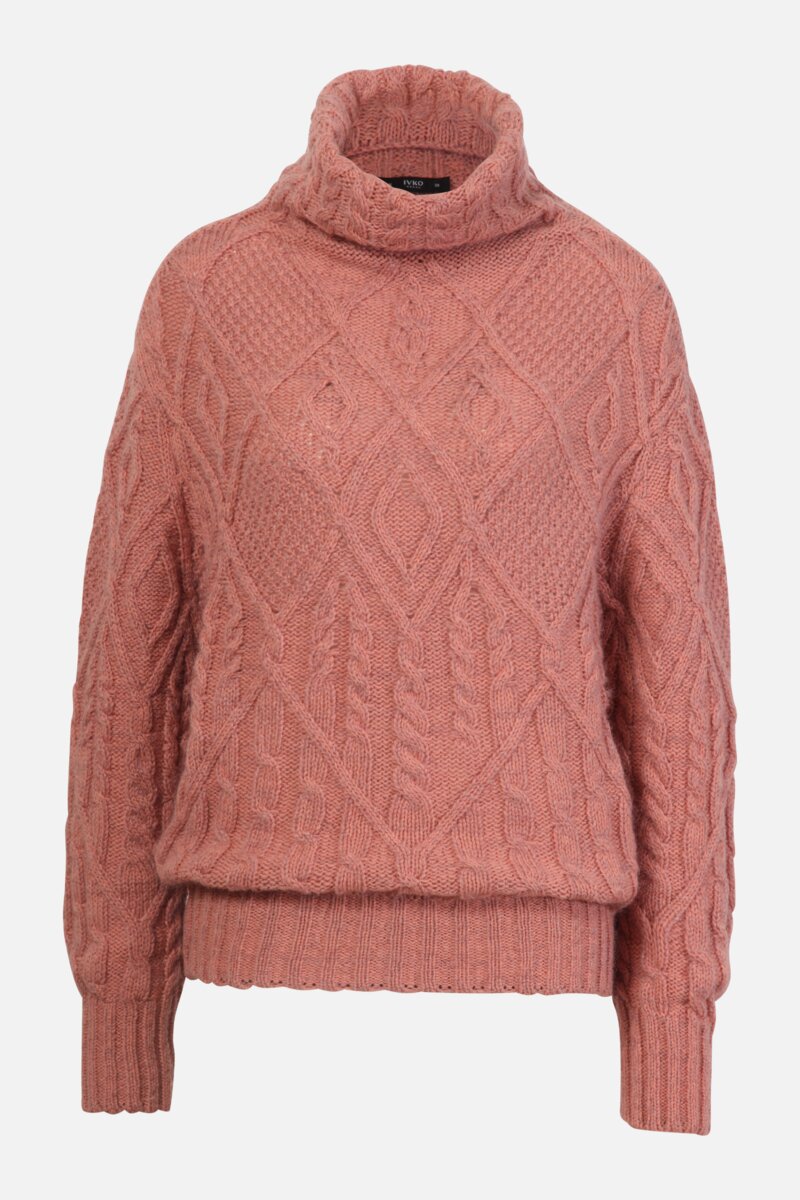 Strukturni Pulover sa rol kragnom