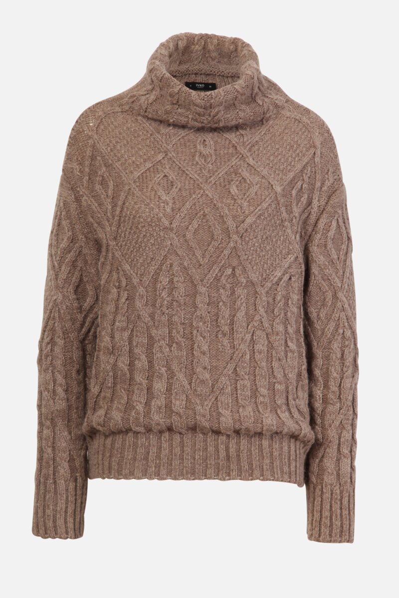 Strukturni Pulover sa rol kragnom