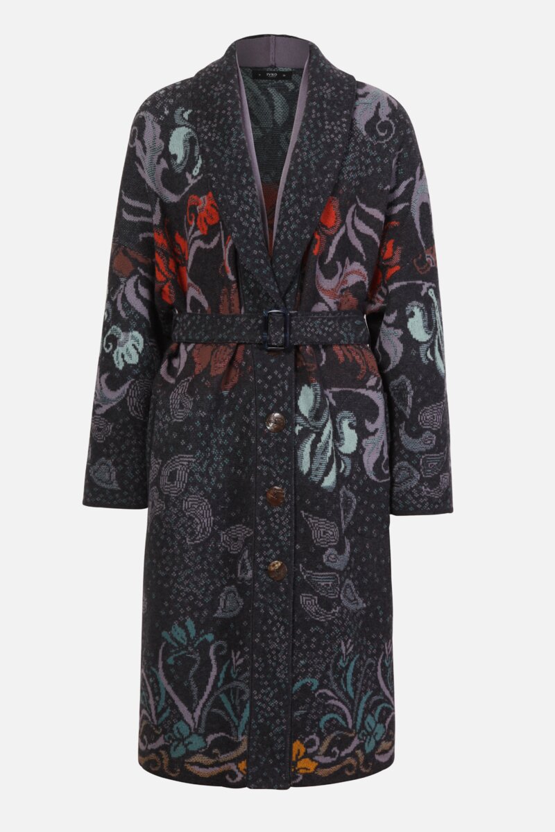 Mantel mit floralem Muster nach Grasset