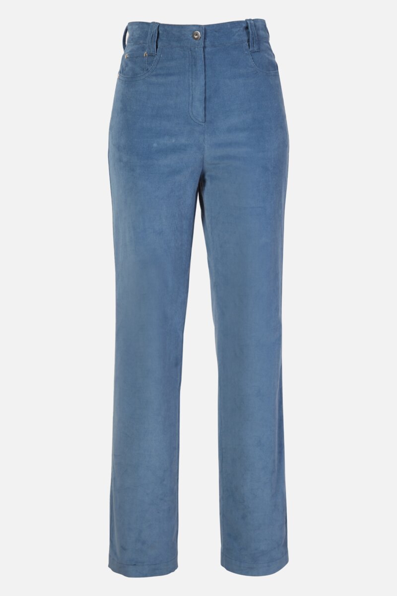 High-Waist Corduroy Pants