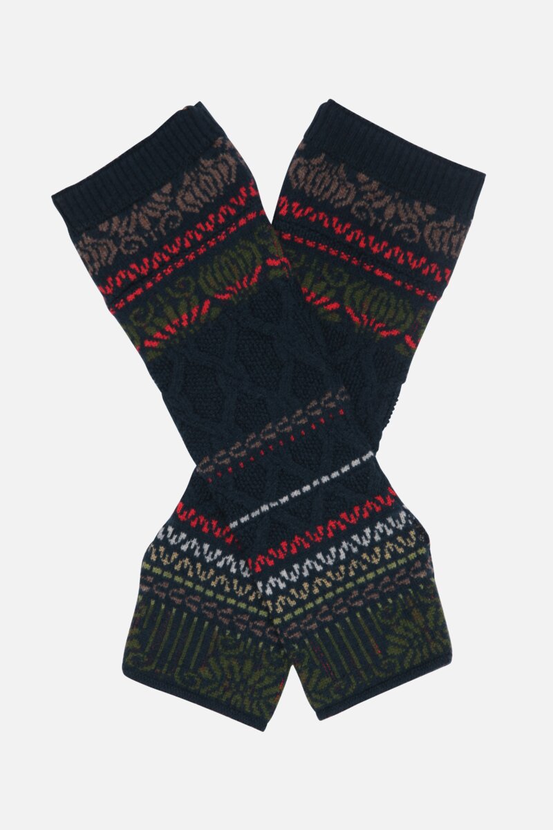 Wrist Warmers, Geometric Pattern