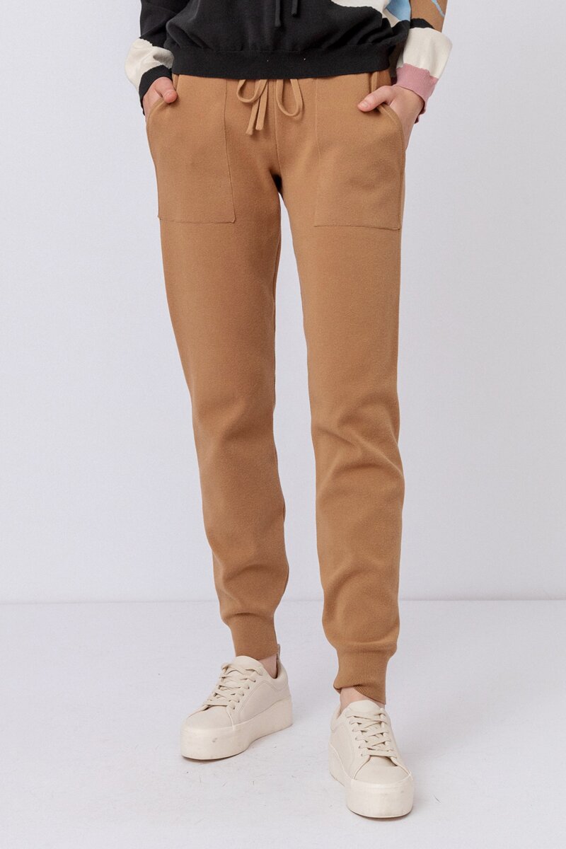Unifarbene Jog-Pants