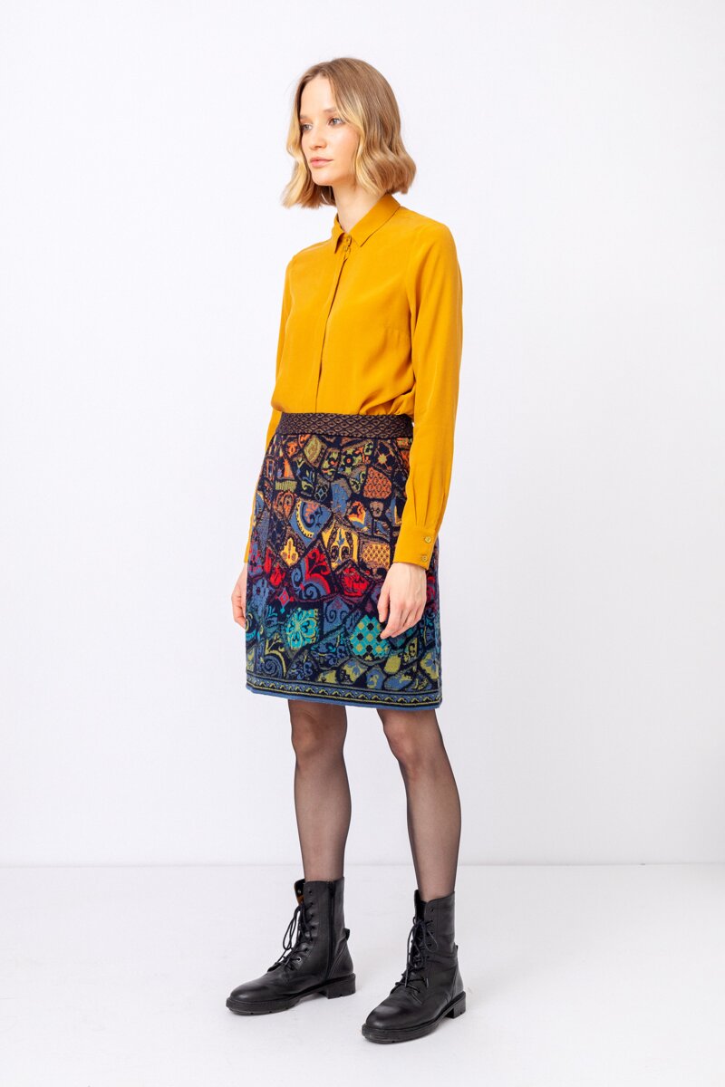 Jacquard hotsell skirt style