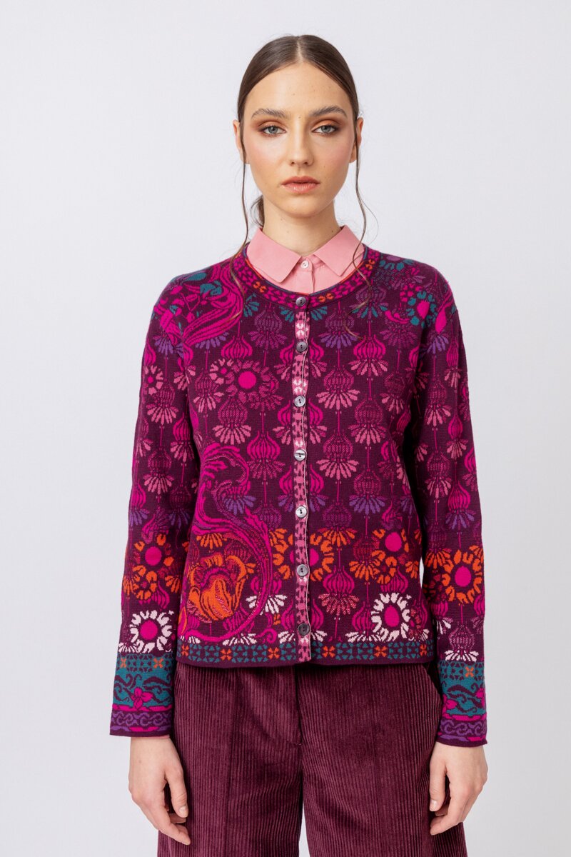 Žakard Kardigan