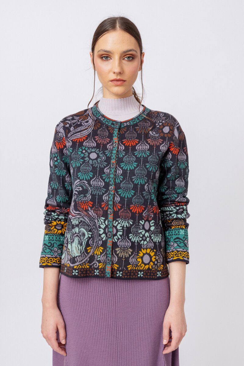Žakard Kardigan
