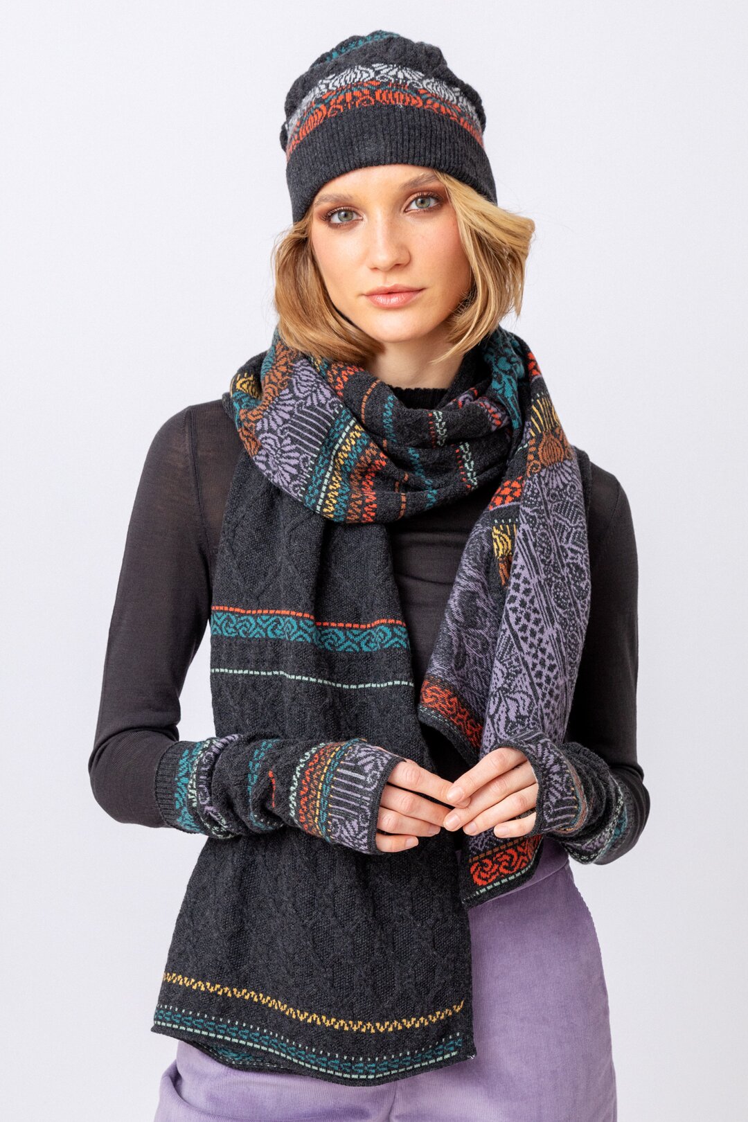 Cap, Geometric Pattern
