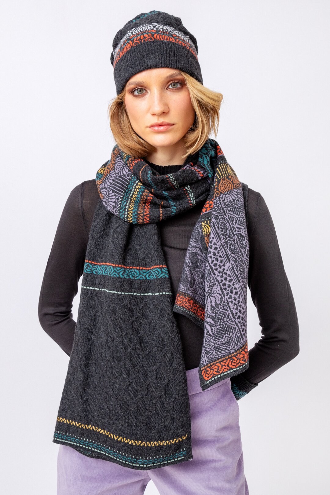 Cap, Geometric Pattern