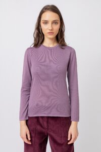 Solid  Pullover, O-Neck