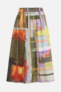 Long Skirt, Tartan Print