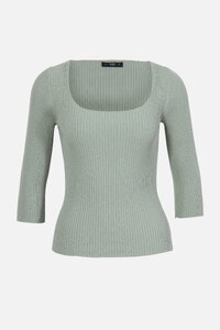 Solid Pullover, Boat Neck
