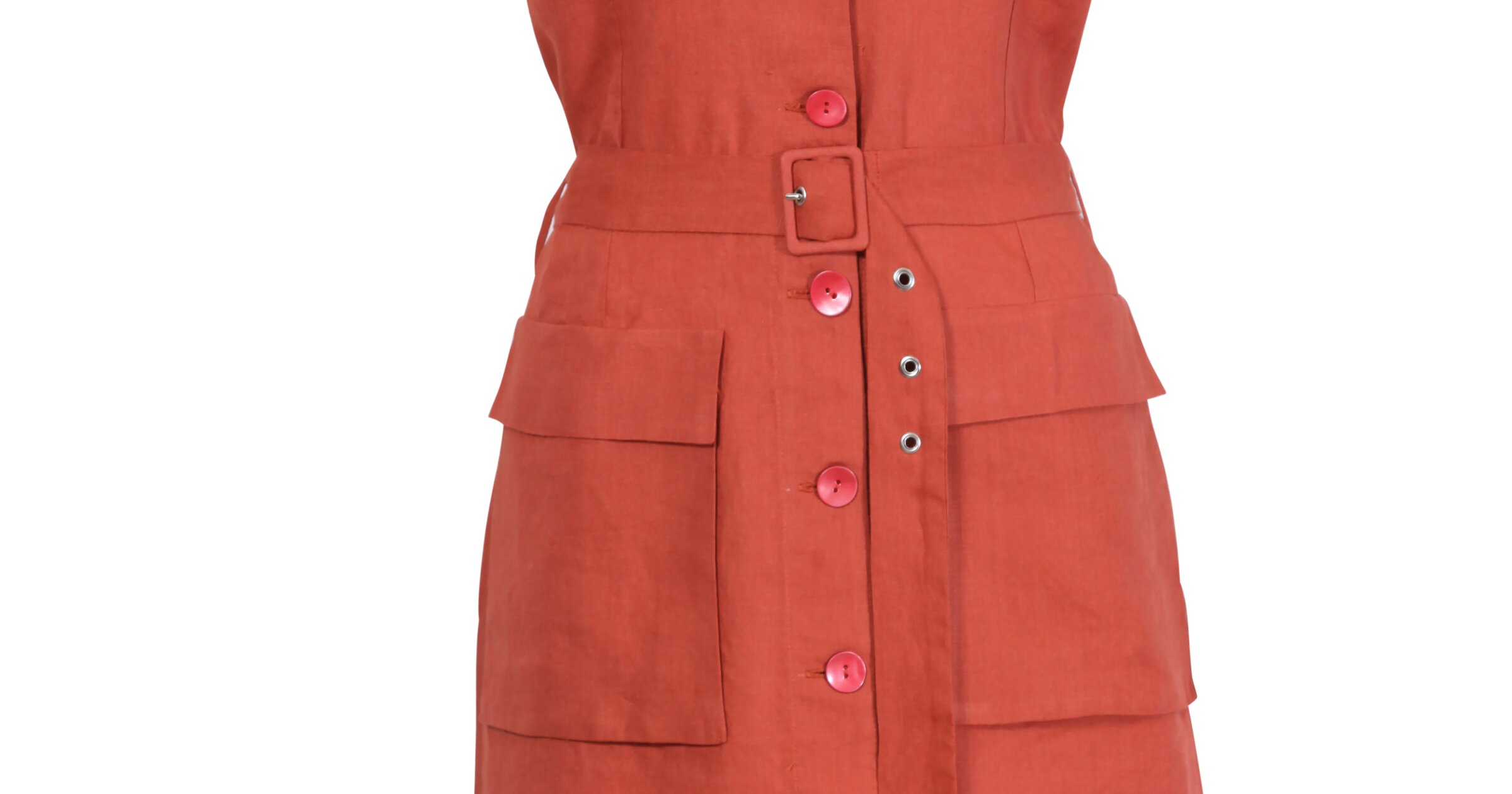 Sleeveless Safari Dress Dresses Ivko Woman