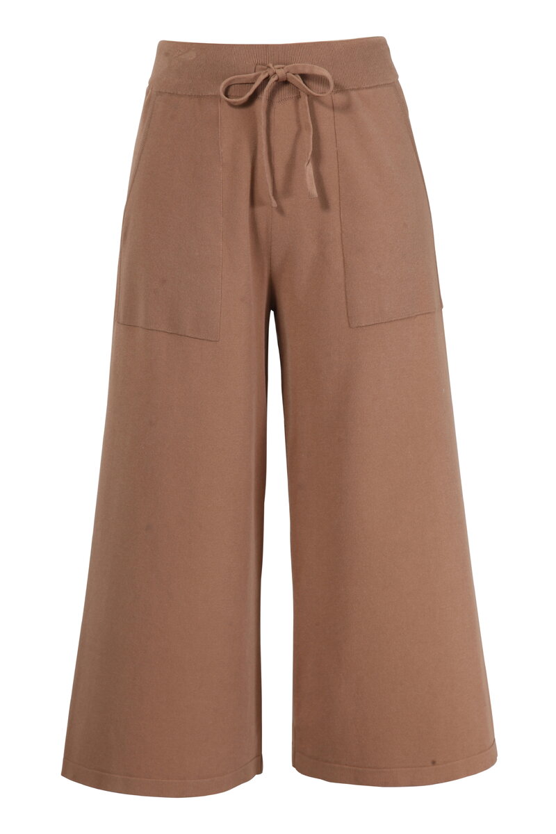 Solid  Knitted Pants