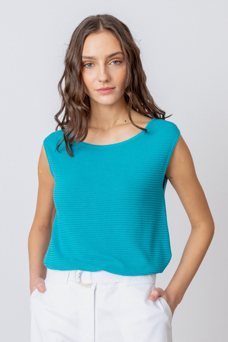 Solid Pullover, O Neck