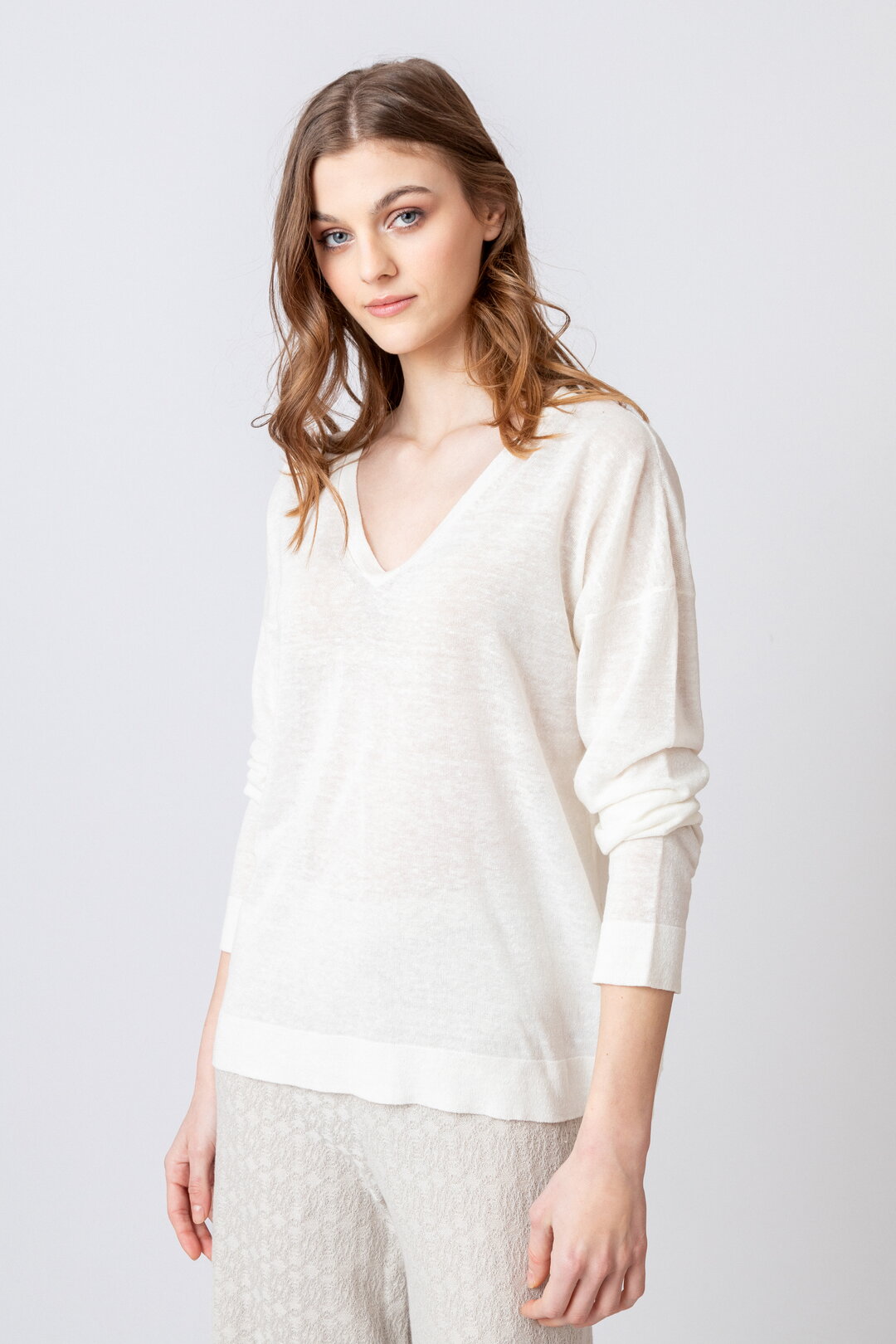 Solid Pullover, Long  Sleeves