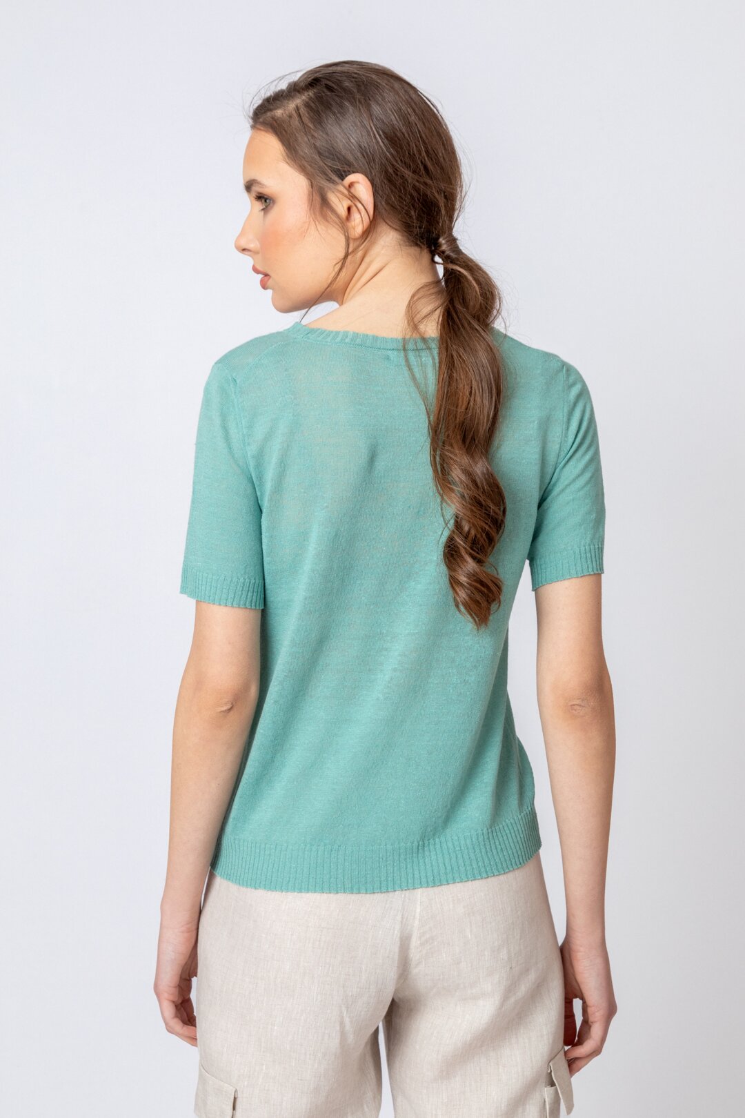 Sleeveless Pullover,   Structure Pattern
