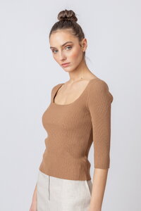 Solid Pullover, Boat Neck