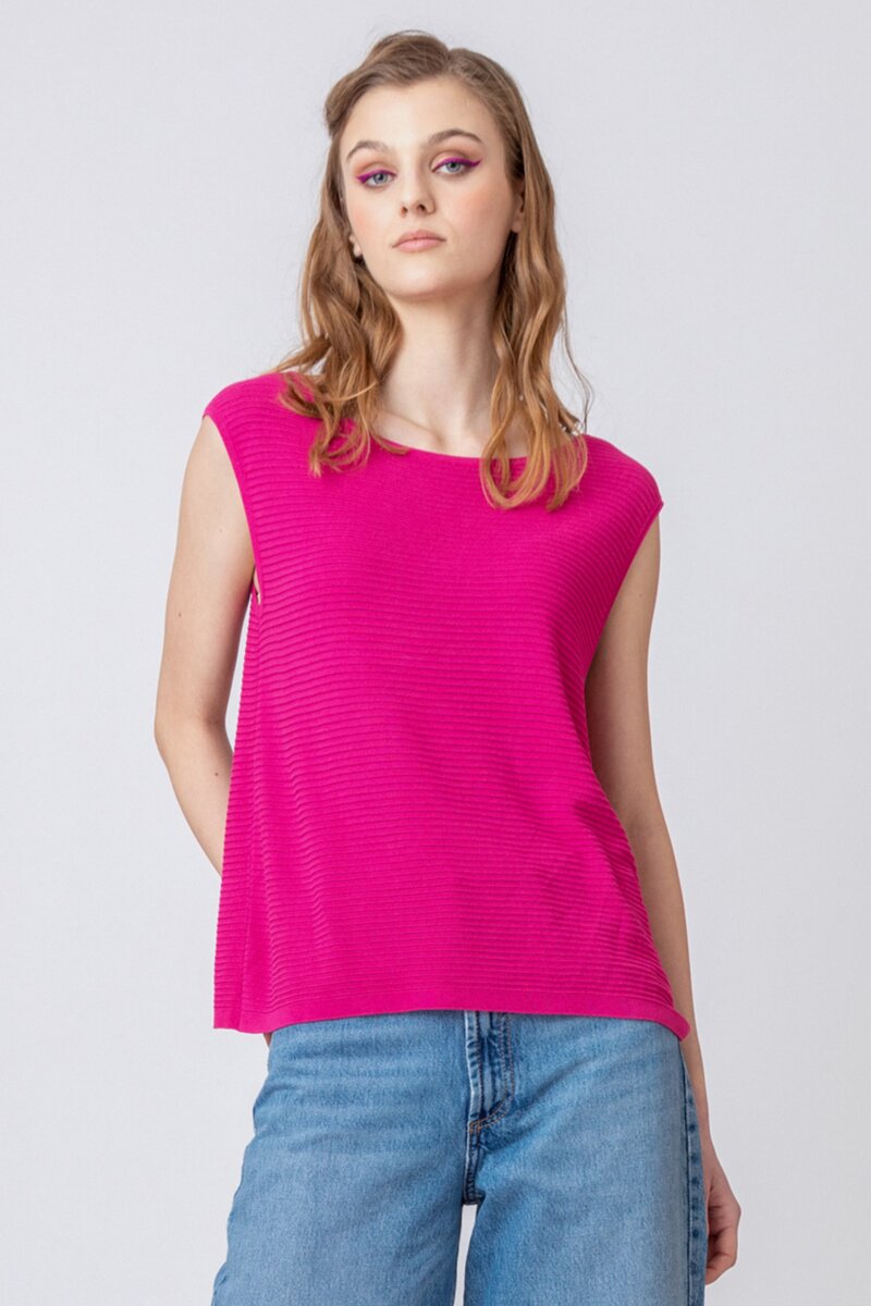 Solid Pullover, O Neck