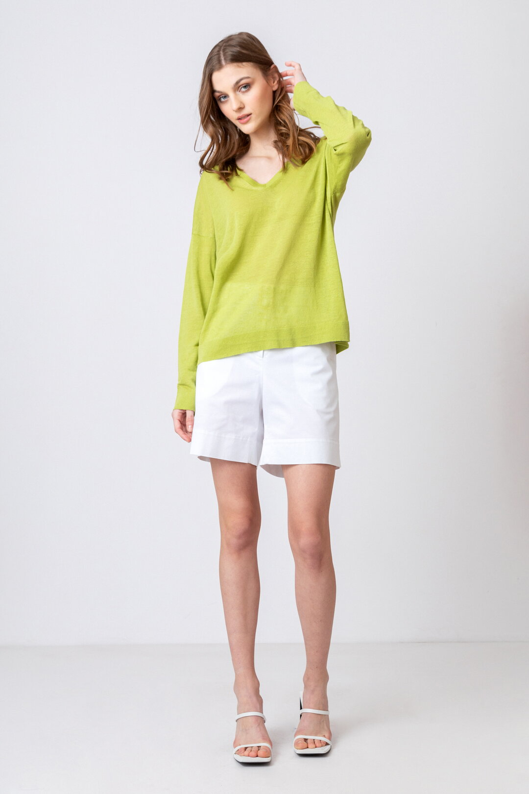 Solid Pullover, Long  Sleeves