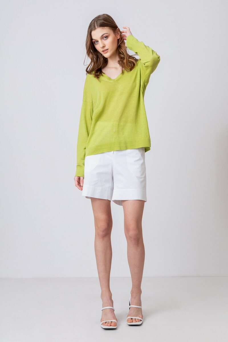 Solid Pullover, Long  Sleeves