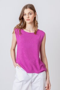 Solid Pullover, O Neck