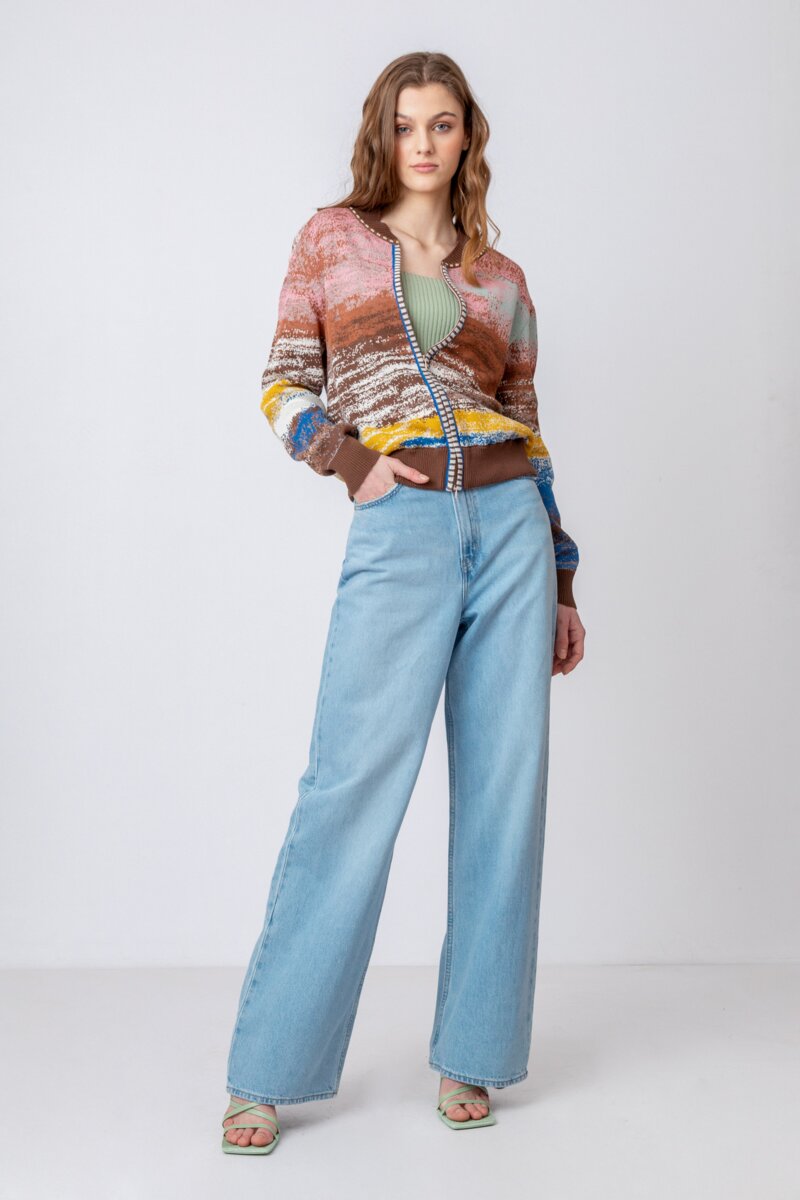 Jacket, Stripe Pattern
