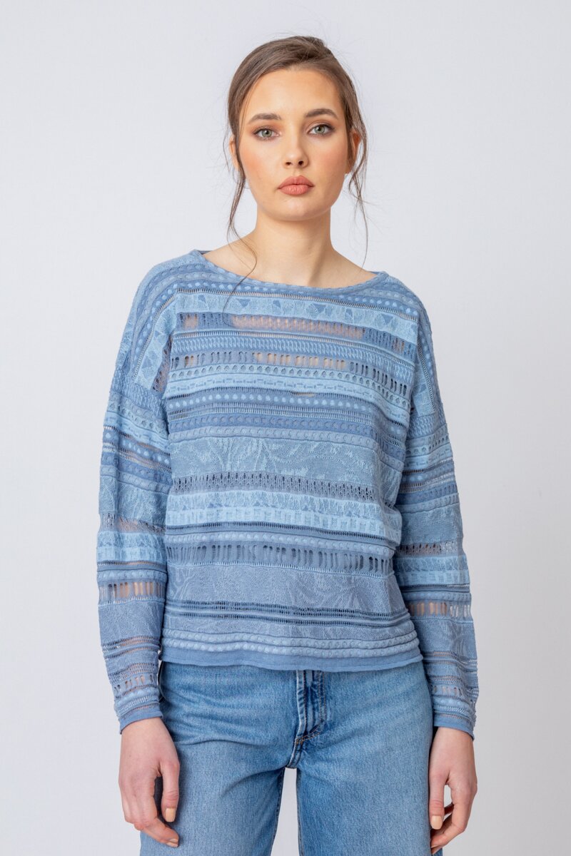 Stripe Pullover, Nomad Pattern