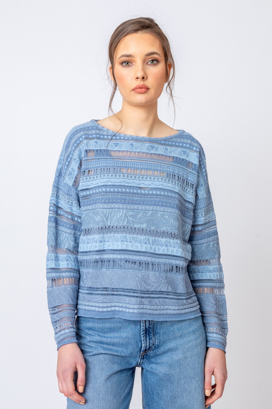 Stripe Pullover, Nomad Pattern
