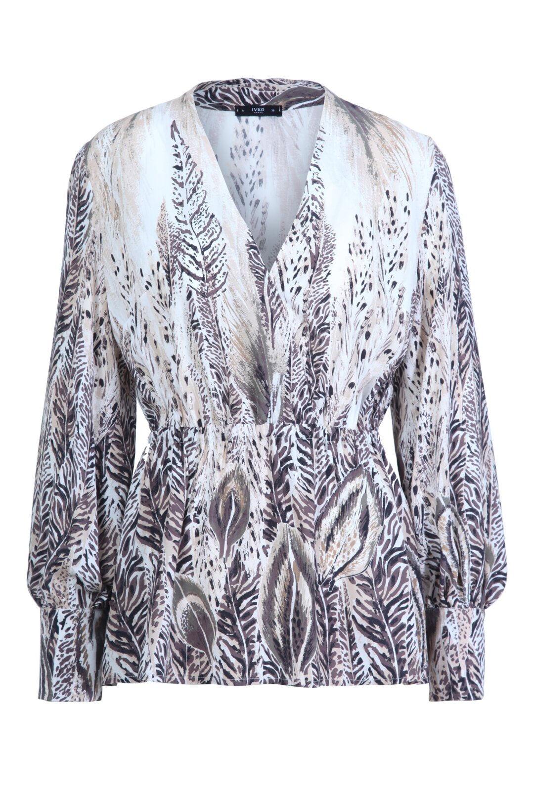 Blouse, Pheasant Motif