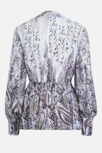 Blouse, Pheasant Motif