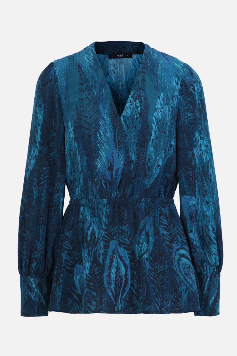 Blouse, Pheasant Motif