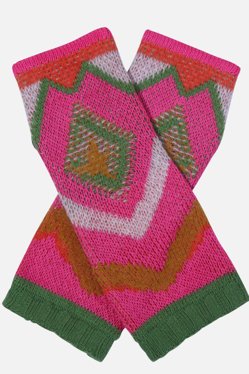 Wrist Warmers, Artistic Pattern