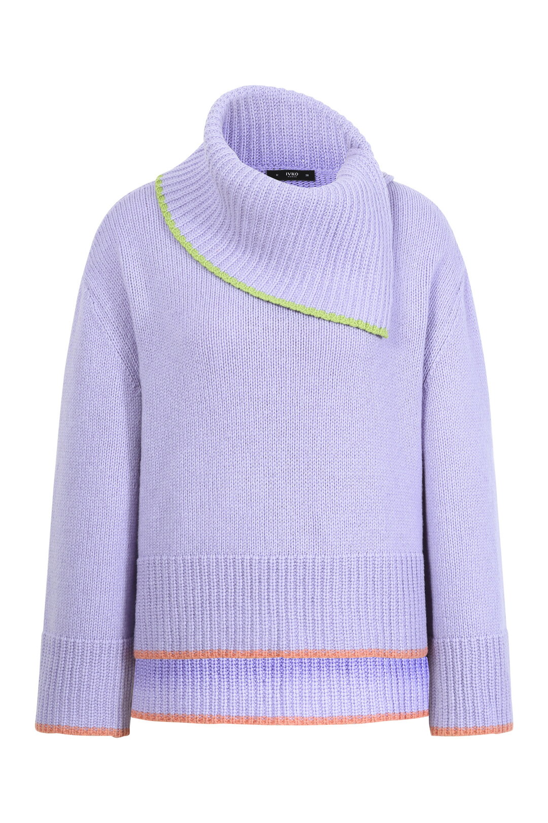 Solid Roll-Neck Pullover