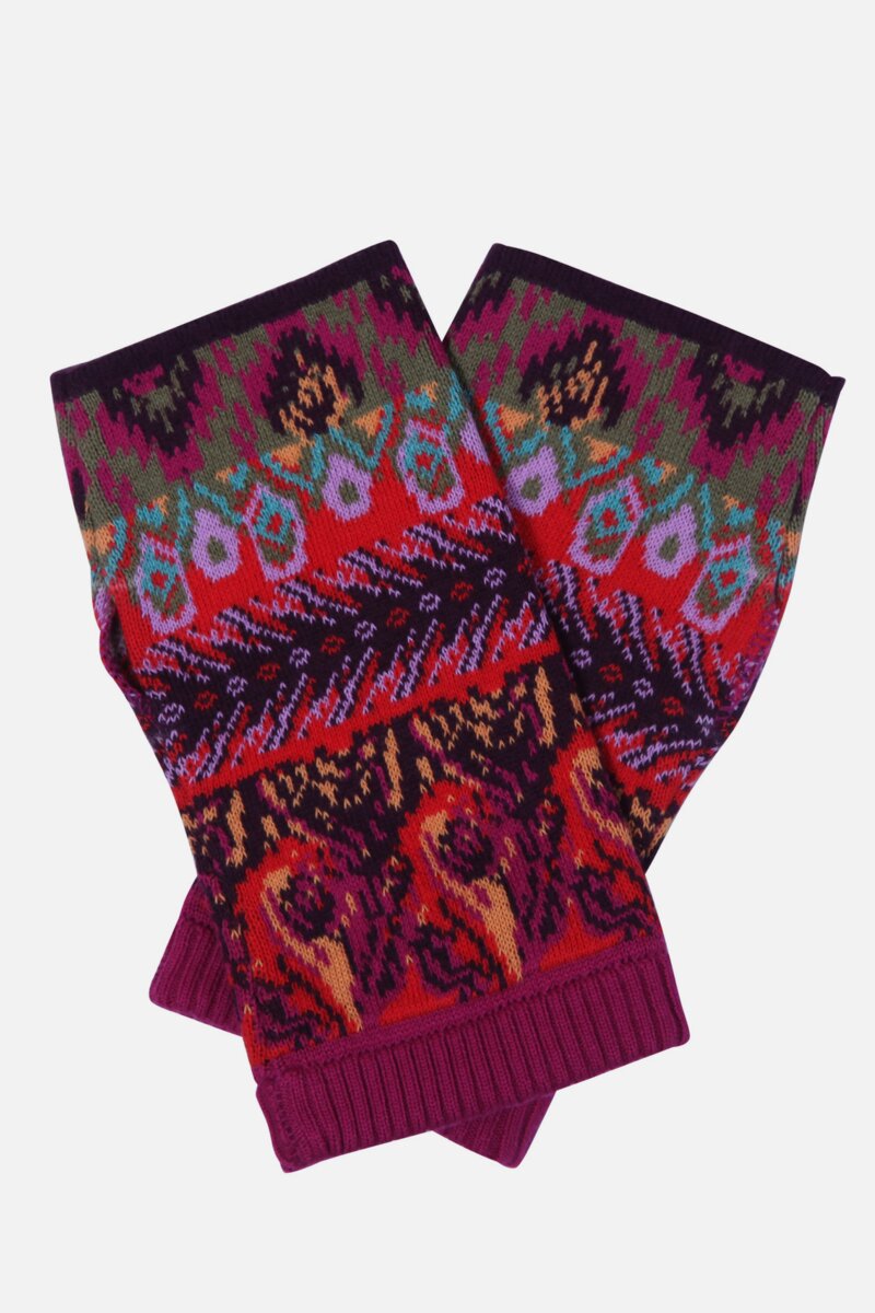 Wrist Warmers, Ornament Motif