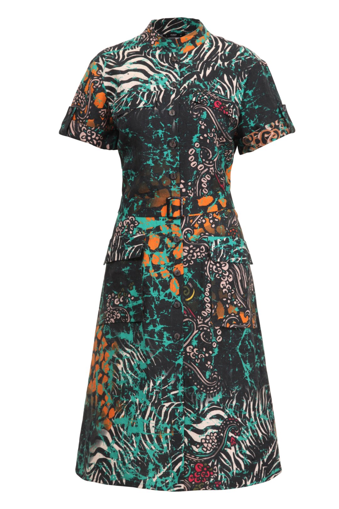 Printed Safari Dress