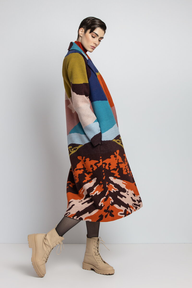 Long Coat, Landscape Pattern