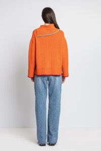 Solid Roll-Neck Pullover