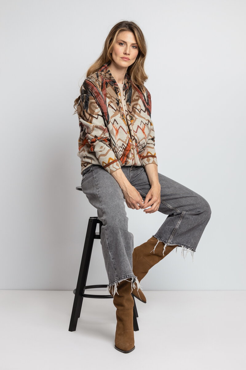 Bomber Jacket, Artistic Pattern
